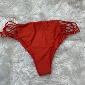 Red Mikoh Bkini Bottoms SIZE M